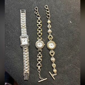 3 Brighton Elegant Silver and Gold Women's Watch Set
